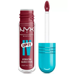 NYX Professional Makeup Lip IV Hydrating Gloss Stain, Moisturizing and Vibrant Color Long Lasting Shine