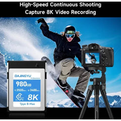 DAJINGYU CFexpress 980GB Type B Memory Card, Up to 3500MB/S Speed (CFE-B-F980)