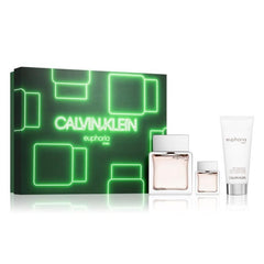 Calvin Klein Euphoria Men EDT 100Ml+EDT 50ML+AFS Balm 100Ml