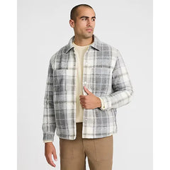 Express Plaid Double Patch Pocket Shirt Jacket