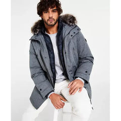 Michael Kors Men's Hooded Bib Snorkel Parka