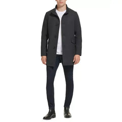 Men's Wool Button Car Coat