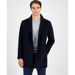 Men's Wool-Blend Car Coat