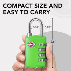 Desired Tools DTTS2PGR TSA Luggage Lock - Green Price