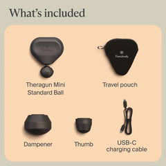 Therabody Theragun Mini (3rd Gen) Percussive Massage Device (TG0004128-1A10) - Black