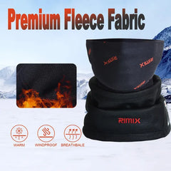 Fleece Lined Neck Gaiter Scarf – Cold Weather Windproof Winter Warmer for Men & Women