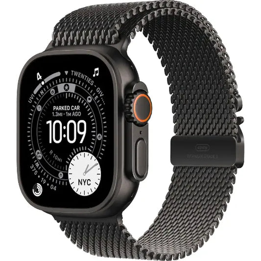 Apple Watch Ultra 3 49MM/L (Cellular) MF1T4LW/A Smart Watch Titanium Case With Milanese Loop - Black