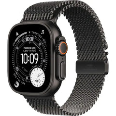 Apple Watch Ultra 3 49MM/L (Cellular) MF1T4LW/A Smart Watch Titanium Case With Milanese Loop - Black