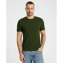 Express Textured Cotton Crew Neck Sweater T Shirt