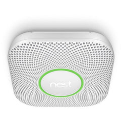 Google Nest Protect (2nd Gen) Battery-Powered Smoke and Carbon Monoxide Alarm (S3000BWES) White