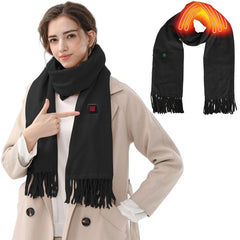 iMounTEK USB Heated Scarf - Soft Electric Neck Warmer with 3 Heat Modes for Men & Women