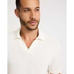 Express Classic Fit Textured Knit Johnny Collar Polo