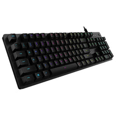 Logitech G512 Carbon Mechanical Gaming Keyboard with GX Red Linear Switches, RGB Backlit (920-009377)
