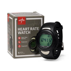 Medline Heart Rate Monitor Pedometer Watch 1CT (MDSP3044)