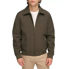 Men's Classic Soft-Shell Bomber Jacket