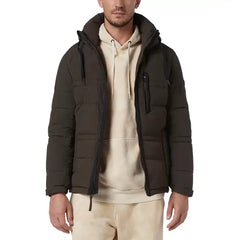 Men's Huxley Crinkle Down Jacket with Removable Hood