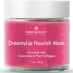 First Botany Lip Mask & Lip Balm - 2 in 1 Nourishing & Hydrating leave-on Overnight lip mask