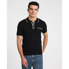 Express Modern Prep Short Sleeve Sweater Polo