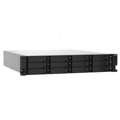 QNAP (TS-1232PXU-RP-4G) NAS Rack (2U) Ethernet LAN Black