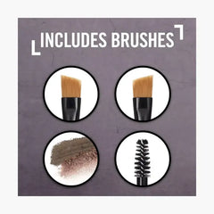 Rimmel London Brow This Way Eyebrow Sculpting Kit Dark Brown