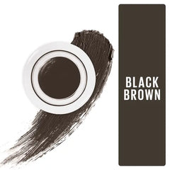 Maybelline Tattoo Studio Brow Pomade Long Lasting, Buildable, Eyebrow Makeup, Black Brown, 0.11 oz