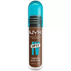 NYX Professional Makeup Lip IV Hydrating Gloss Stain, Moisturizing and Vibrant Color Long Lasting Shine