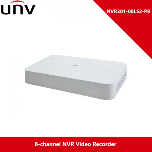 UNV (NVR301-08LS2-P8) 8-channel NVR Video Recorder – DiscountStore