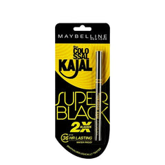Maybelline New York New The Colossal Kajal - Super Black (2X Blacker) Waterproof 16Hours Intense