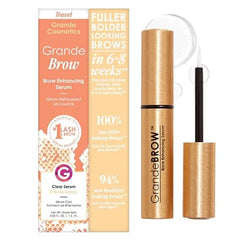 Grande Cosmetics GrandeBROW Brow Enhancing Serum For Fuller, Bolder, Looking Eyebrows Brow Serum With Vitamins, Peptides, Antioxidants, Amino Acids