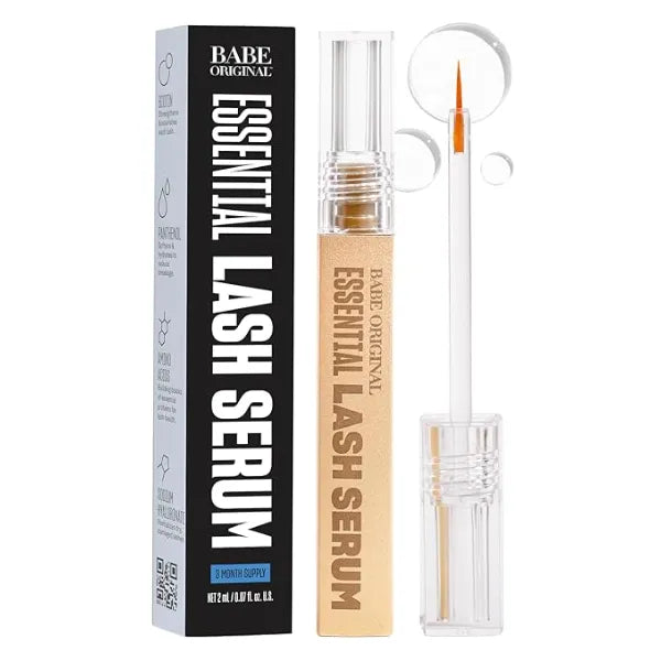 Babe Original Lash Serum Fuller & Longer Looking Eyelashes, Advanced Lash Enhancing Treatment for Natural Lashes, Extensions & Eyebrows.