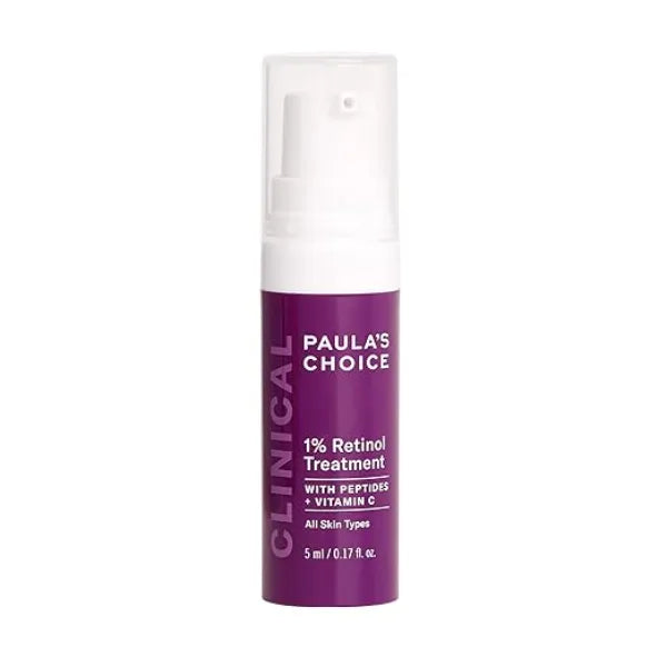 Paula's Choice CLINICAL 1% Retinol Treatment with Peptides, Vitamin C & Licorice Extract, Firming Cream for Face, Anti-Aging & Wrinkles, Fragrance Free