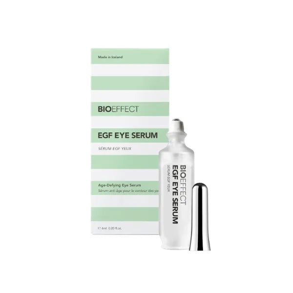 Bioeffect EGF Eye Serum with De-Puffer Rollerball | Age-Defying Under Eye Treatment with Epidermal Growth Factor for Fine Lines, Wrinkles, Puffiness & Sagging