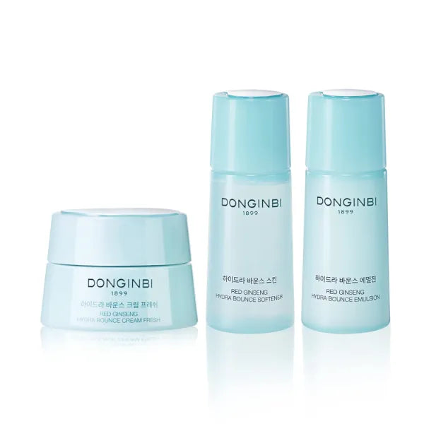 Donginbi Red Ginseng Hydra Bounce Cream Fresh – Premium Korean Skincare for Hydrating, Soothing & Firming with Hyaluronic Acid, Korean Skin Care Set Gifts for Women