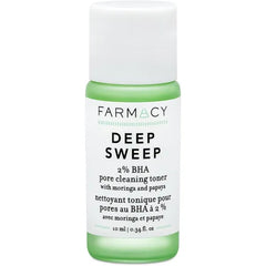 Farmacy 2% Salicylic Acid Toner for Face - Deep Sweep Gentle BHA Exfoliant for Oily Skin - Refines Texture with Papaya Enzymes & Moringa Water for a Healthy-Looking Complexion