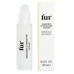 Fur Ingrown Eliminator Serum Rollerball Travel Size - Powerful Ingrown Hair Treatment Serum With AHAs and BHAs to Treat and Prevent Ingrown Hairs and Bumps, Hydrates and Soothes Irritated Skin