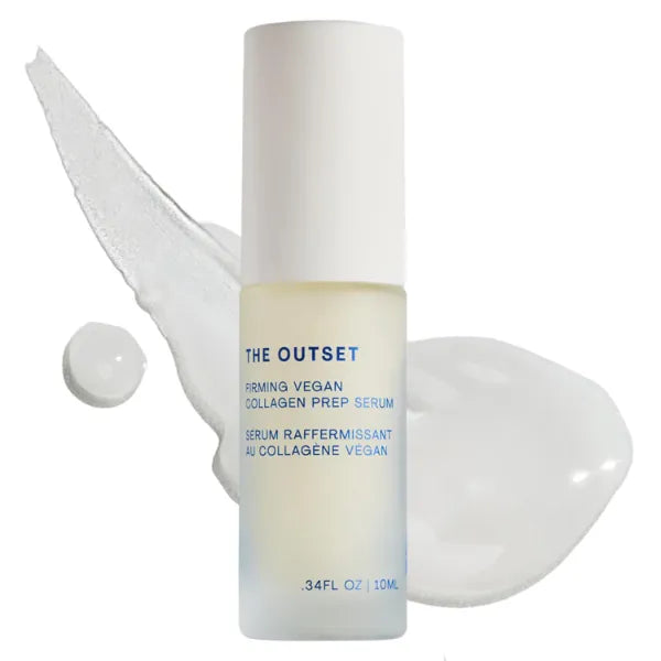 The Outset Firming Vegan Collagen Face Serum, Plumping & Hydrating Facial Serum, Non-Sticky Skin Prep Serum for Fine Lines, Fragrance-Free & Clean for Sensitive, Dry & All Skin Types