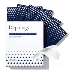 Depology Deepcare+ Serum-Infused Micro Dart Patche | Under Eye Patches for Wrinkles | Fine Lines | Hydrating Eye Mask with Peptides