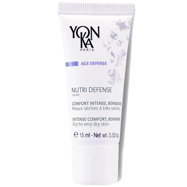 Yonka Nutri-Defense Creme, Nourishing Dry Skin Facial Moisturizer, Rich Shea Butter Treatment Cream with Prebiotics and Probiotics, Dry and Sensitive Skin, Paraben-Free