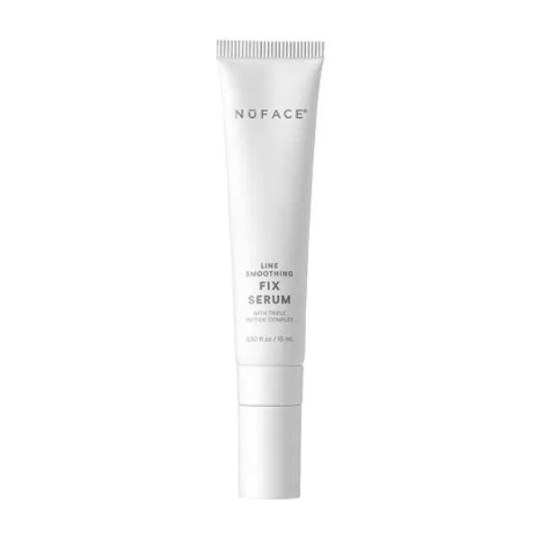 NuFACE FIX Serum Line Smoothing Conductive Serum for Microcurrent with Triple Peptide, Hyaluronic Acid & IonPlex to Hydrate, Brighten and Enhance NuFACE Microcurrent Device Results .