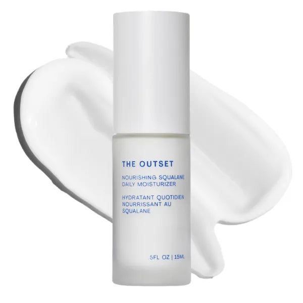 The Outset Nourishing Squalane Daily Moisturizer - Gentle Fragrance Free Non-Comedogenic Cream - Barrier Repair, Hydrating - Clean, Vegan, Gluten Free - All Skin Types, Sensitive Skin