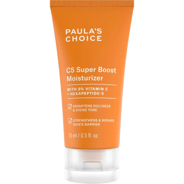 Paula's Choice C5 Super Boost Face Moisturizer with 5% Vitamin C & Squalane, Daily Face Lotion for Discoloration, Uneven Tone, Fine Lines & Breakout-Prone Skin, Fragrance-Free
