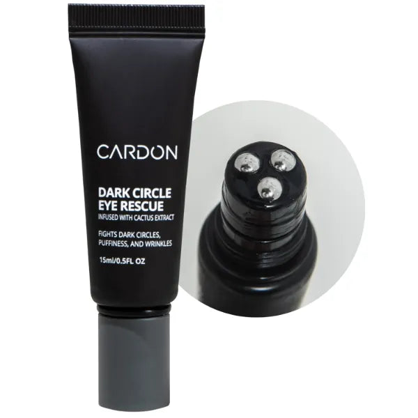 Cardon | Dark Circle Rescue for Men and Women | Under Eye Roller Eye Stick Massager for Puffy Eyes, Dark Circles, Bags, Wrinkles | Made with Peptides, Niacinamide, Hyaluronic Acid, 0.5 Fl Oz