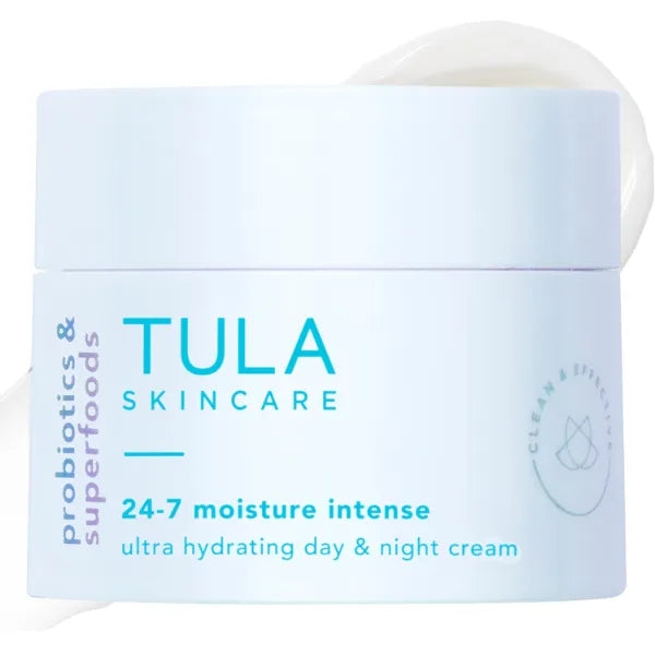 TULA Skin Care 24-7 Moisture Intense Ultra Hydrating Day & Night Cream - Ultra Nourishing Moisturizer for Face, Improves, Soothes & Maintains Skin Balance