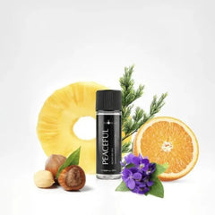 AROMELY Peaceful Essential Diffuser Oil Blend - Signature Diffuser Aroma Scent - Luxurious Fragrance with Notes of Pineapple, Green Leaves, Oranges, Papaya, Lemon, Cardamom, Amber and Musk