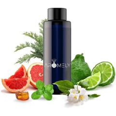 AROMELY Adventurous Essential Oil Blend - Signature Diffuser Aroma Scent - Luxurious Fragrance with Notes of Lemon, Grapefruit, Pink Pepper, Bergamot, and Amberwood