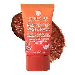 Erborian Red Pepper Paste Face Mask Energizing & Radiance Boosting Facial Mask for Hydration & Glow with Vitamins C & E, Antioxidants & Soothing Liquorice Extract Korean Skin Therapy