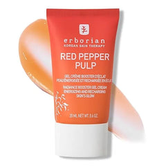 Erborian Red Pepper Pulp Hydrating & Energizing Gel Facial Moisturizer for Brightened, Refreshed & Plumped Skin Radiance Boosting Moisturizing Cream Korean Skin Therapy