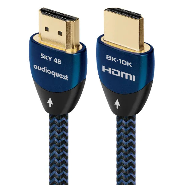 AudioQuest Sky 2.1 High-Speed HDMI Cable – Premium 8K/10K Compatible HDMI Cable for Ultra HD Video, Enhanced Audio Return Channel (eARC), Low-Loss Signal Transmission for Home Theater & Gaming Systems