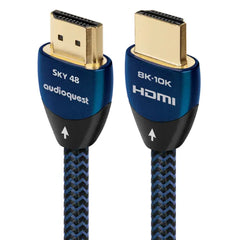 AudioQuest Sky 2.1 High-Speed HDMI Cable – Premium 8K/10K Compatible HDMI Cable for Ultra HD Video, Enhanced Audio Return Channel (eARC), Low-Loss Signal Transmission for Home Theater & Gaming Systems