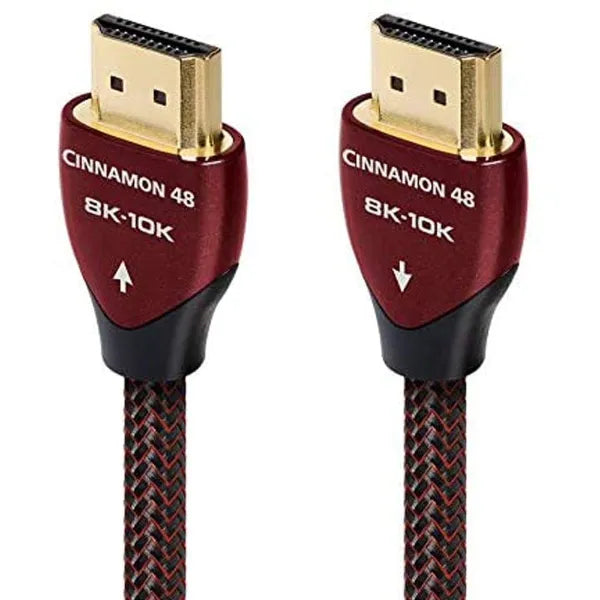 AudioQuest Cinnamon 48 2.1 HDMI Cable - 8K/10K Ultra HD, Gaming, High-Speed, 48Gbps, HDR, eARC